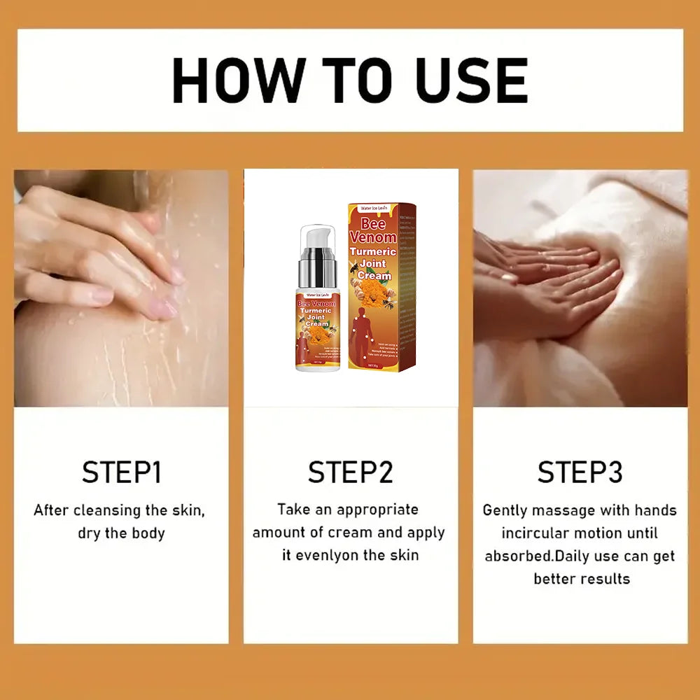 Bee Venom Body Moisturizing Cream – Honey, Glycerin & Vitamin C | Hypoallergenic Daily Lotion