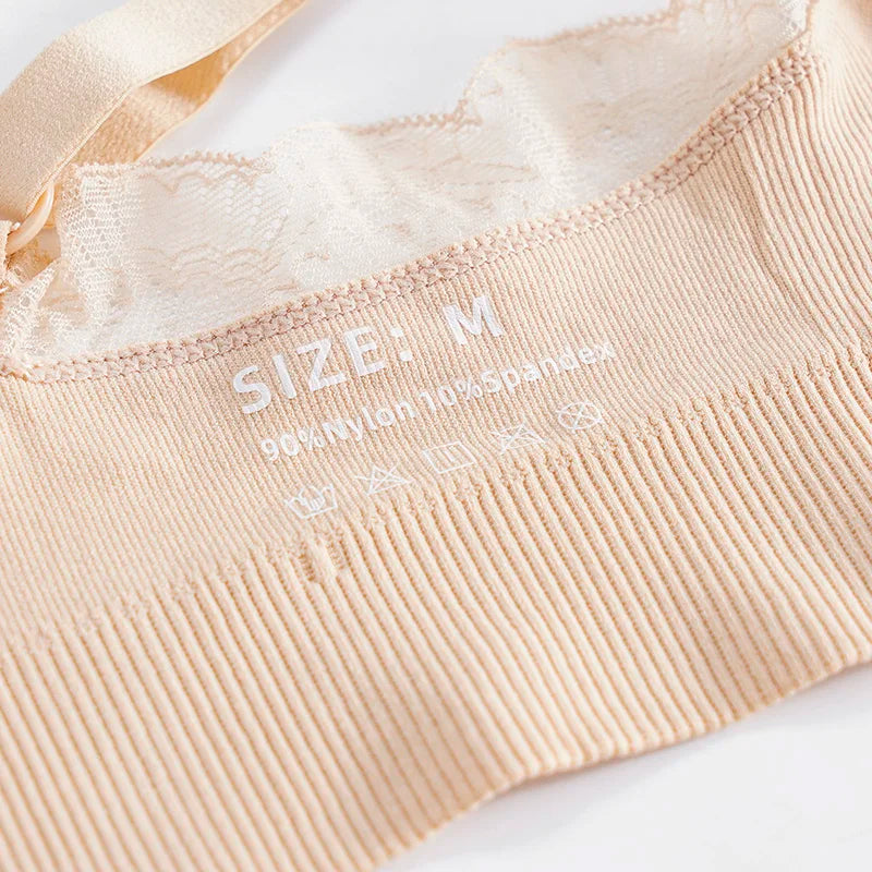 Women's Wireless Nursing Bra – Seamless Breathable Maternity Breastfeeding Bra