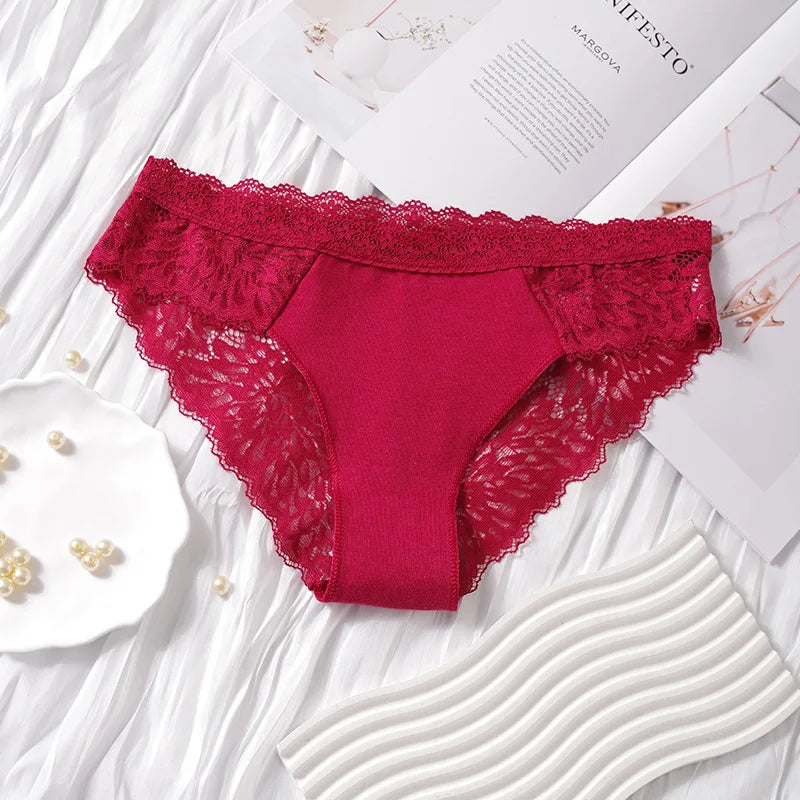 Personalized Crystal Letter Thong | Custom Name Lace Underwear | Unique Gift for Her