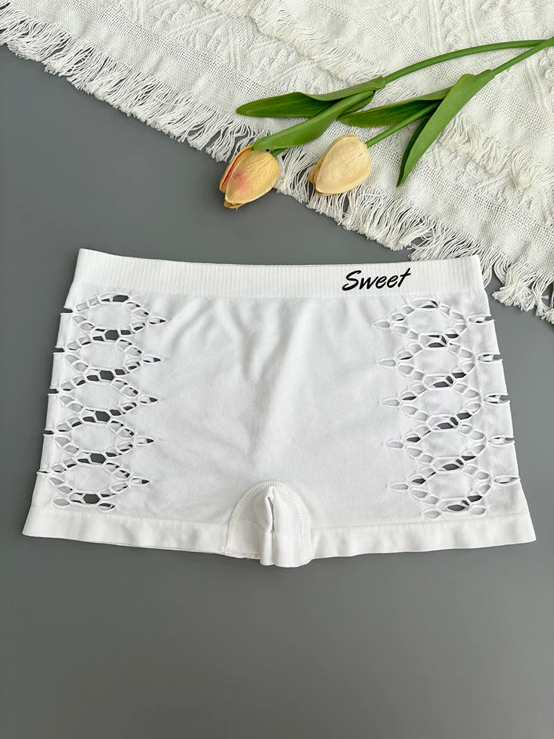 Seamless Mesh Boyshort Panties – No Show Underwear for Women | Sports & Everyday Comfort