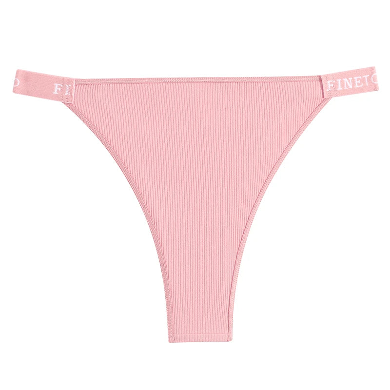 Maillard Cotton Brazilian Panties – Low-Rise Breathable Underwear for Women (M–XL, 9 Colors)