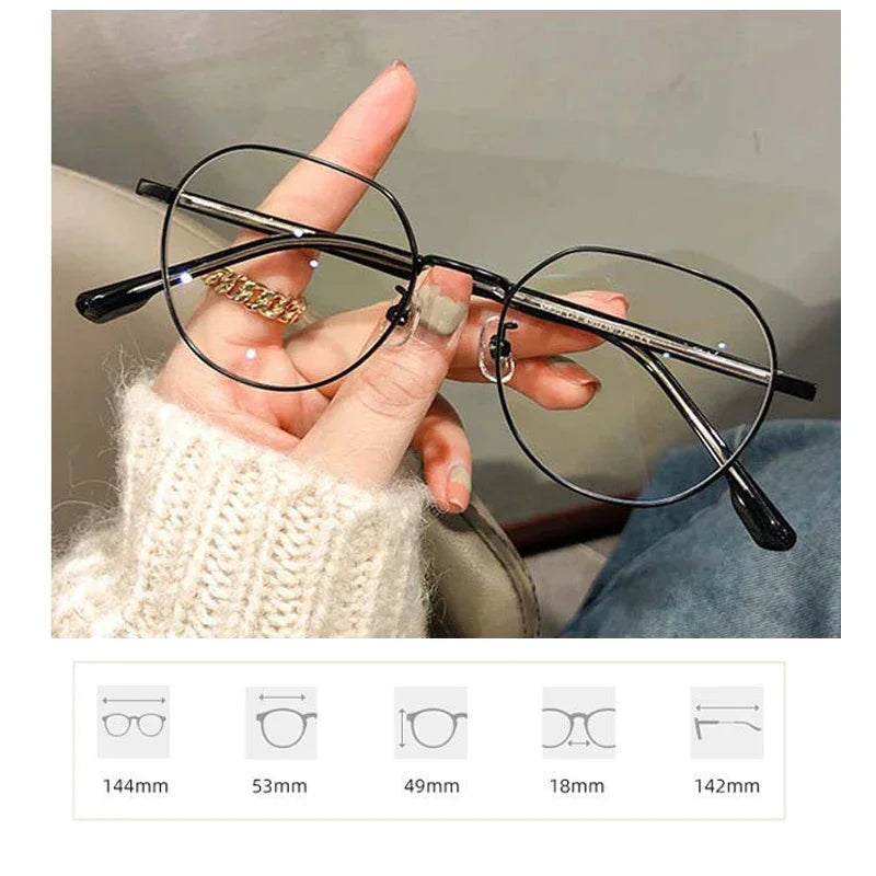 Vintage Square Glasses for Men & Women | Myopia Lens Options