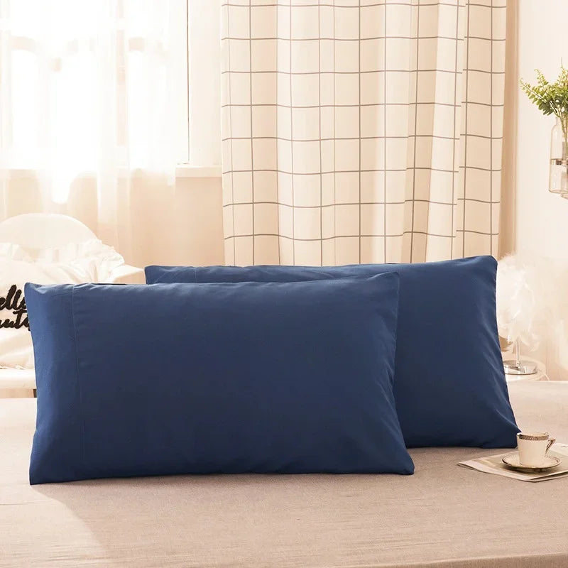 2-Pack Soft Polyester Pillowcases, Multiple Sizes