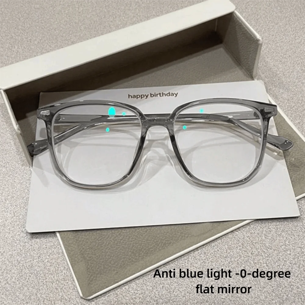 Oversized Square Clear-Lens Glasses | Unisex Statement Frames