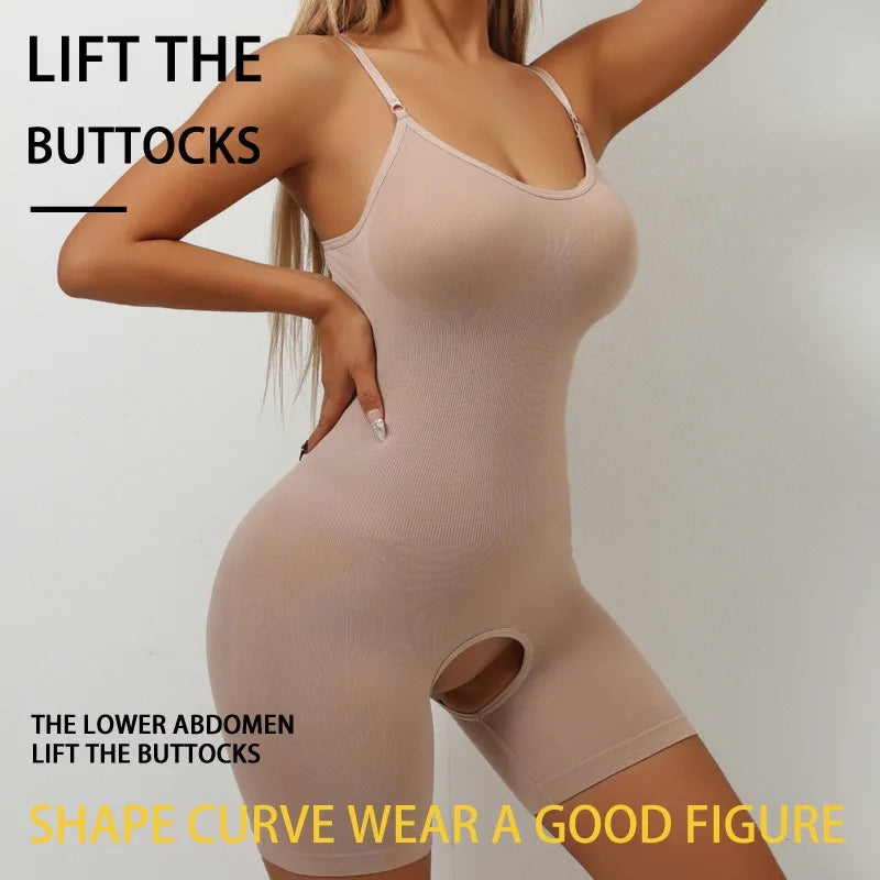 2026 NEW SEXY Women Tummy Control Full Body Shaper Seamless Open Crotch Shorts Waist Trainer Butt Lifter Slimming Underwear