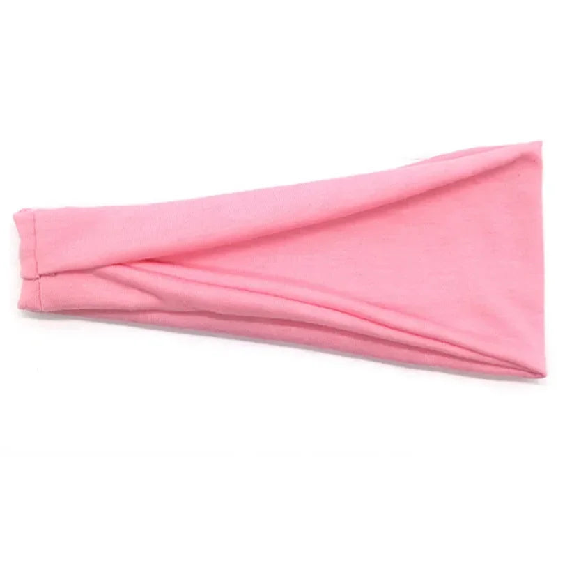 Women Headband Twist Cotton Sport Wide Turban Twisted Knotted Headwrap Girls Hairband Fashion Head Band Hair Accessories
