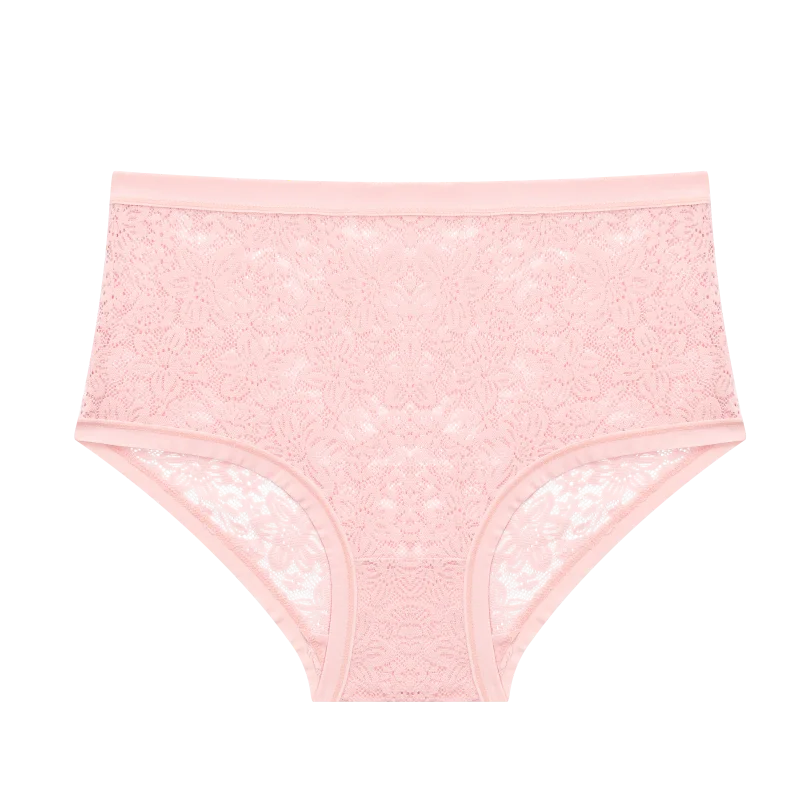 Hollow-Out Floral Lace Brief Panties – Sexy Low-Rise Underwear for Women (S–2XL, 6 Colors)