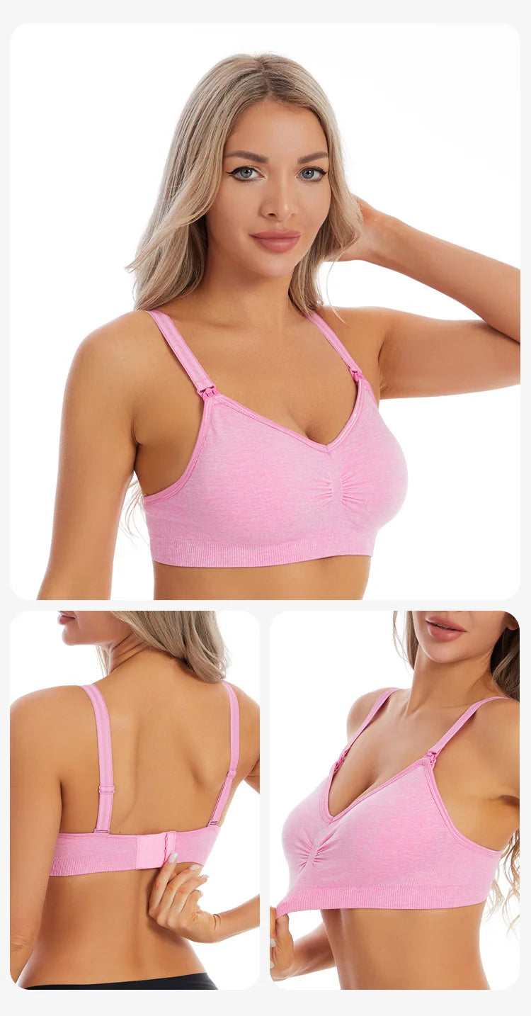 Maternity Nursing Bras Cotton Breastfeeding Pregnant Women Pregnancy Underwear Breast Feeding Bra Clothing Lactancia
