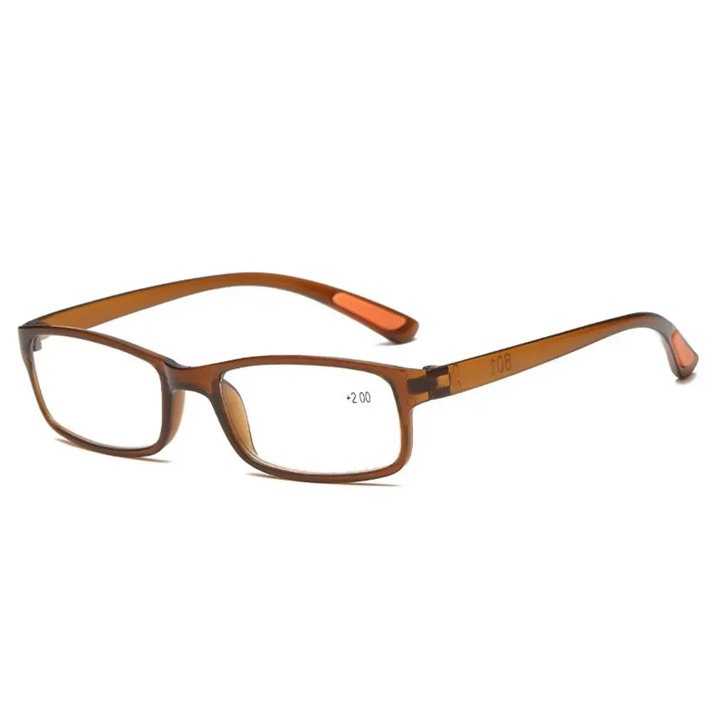 Oval Reading Glasses | Black, Red or Purple, +1.00 to +4.00