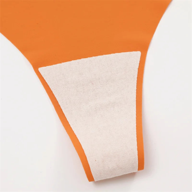 3Pcs/Set Women Seamless Panties Sexy V-Waist Thongs G-String Ultra-thin Lingerie Female Ice Silk Underwear Soft Underpants
