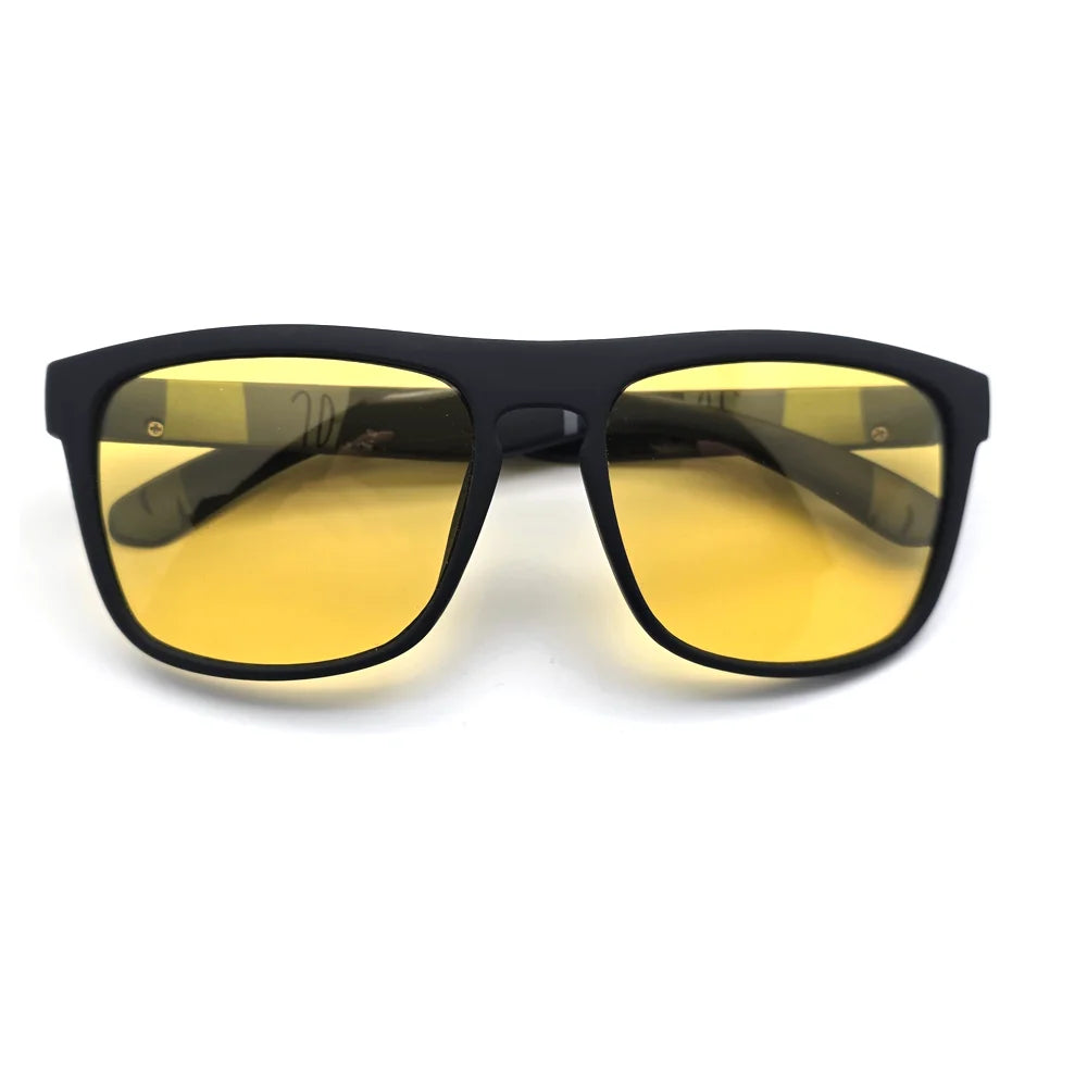 Yellow-Tinted Square Glasses | 4 Frame Colors