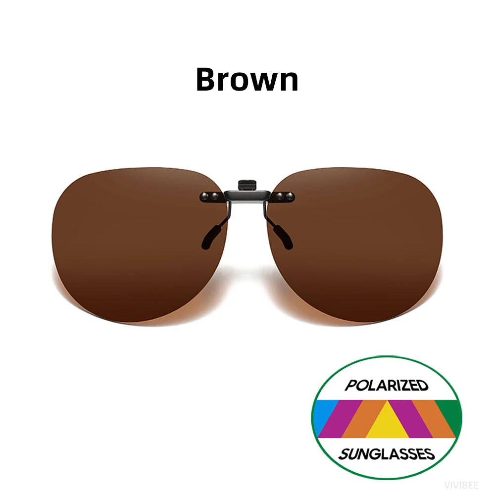 Oval Clip-On Sunglasses | 7 Lens Options