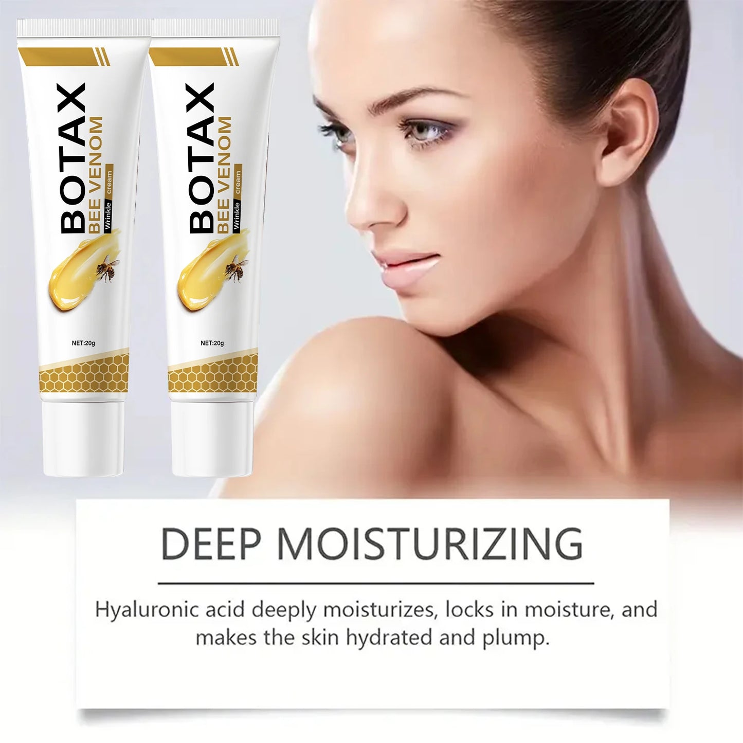 Bee Venom Eye Cream – Firms, Lifts & Hydrates for Youthful Eyes