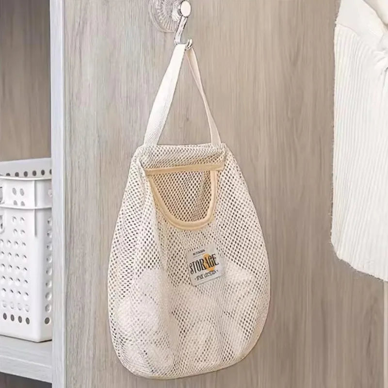1/2/3pcs Japanese Socks Storage Hanging Bag Wardrobe Hanging Underwear Storage Bag Wall Hanging Dormitory Punching Bag