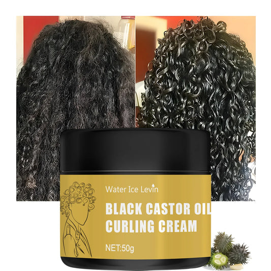 Black Castor Oil Curl Defining Cream – Moisturizing & Detangling for Dry Curly Hair