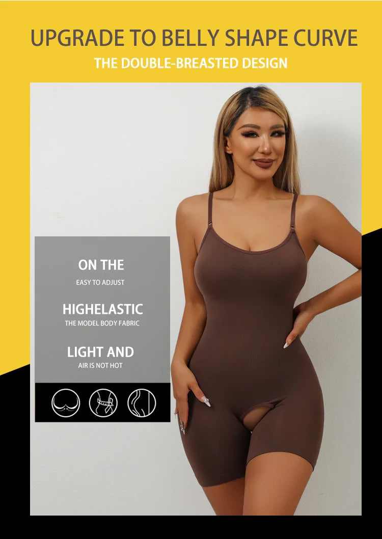 2026 NEW SEXY Women Tummy Control Full Body Shaper Seamless Open Crotch Shorts Waist Trainer Butt Lifter Slimming Underwear