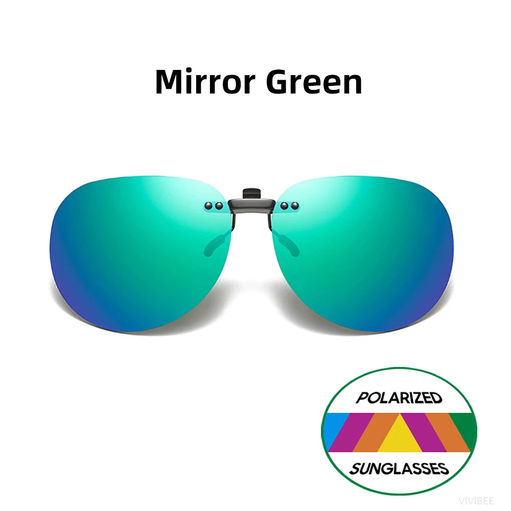 Oval Clip-On Sunglasses | 7 Lens Options