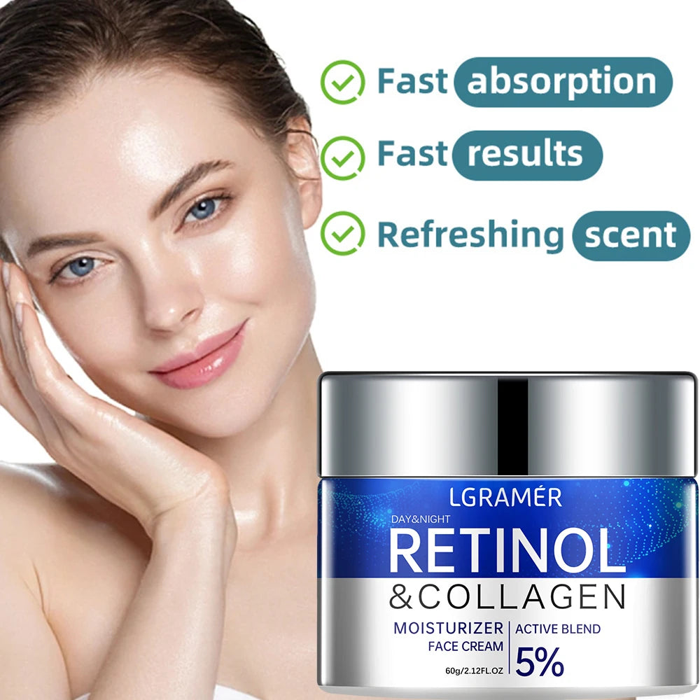 Retinol Anti-Aging Face Cream – Moisturizer for Dry Skin & Fine Lines