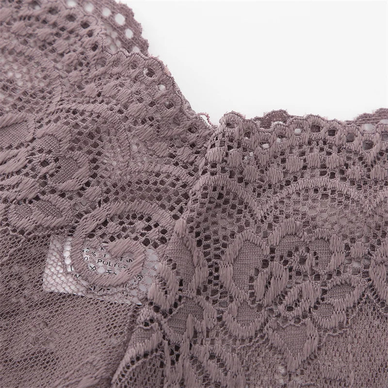 3-Pack Floral Lace Boyshort Panties – Low-Rise Ultra-Thin Underwear for Women (S–XL, 10 Color Sets)