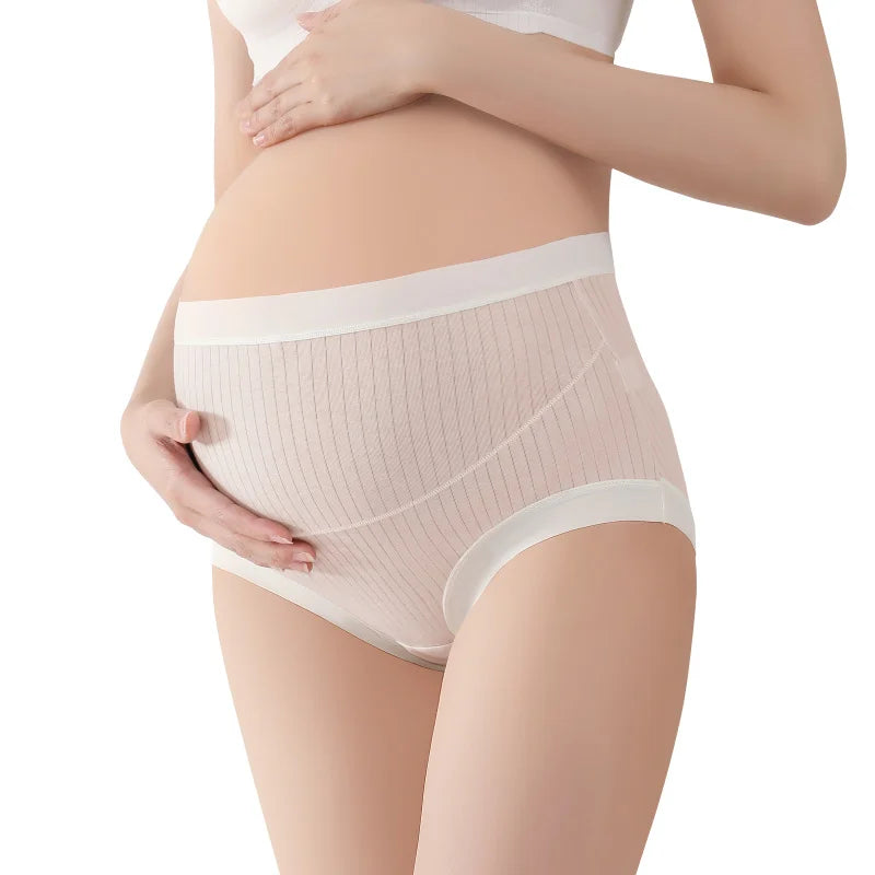 3PCS High Waist Breathable Comfort Briefs Soft Maternity Dresses for Pregnant Women Push Up Panties Pregnant Woman Clothes Pants
