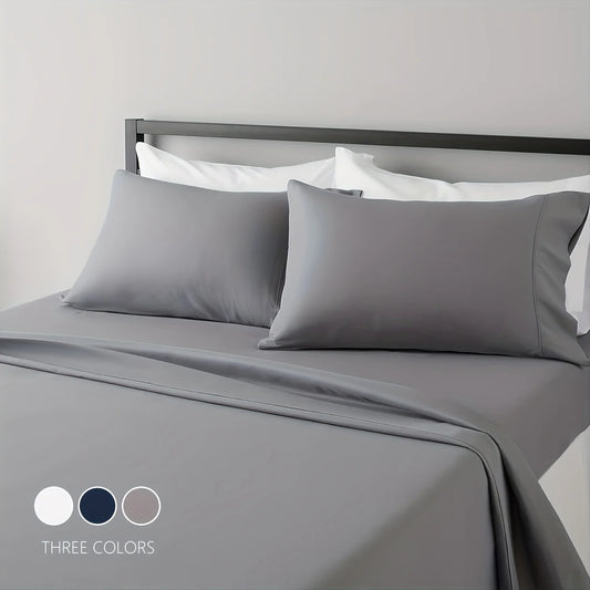 Breathable Microfiber Sheet Set, 3 or 4 Pieces