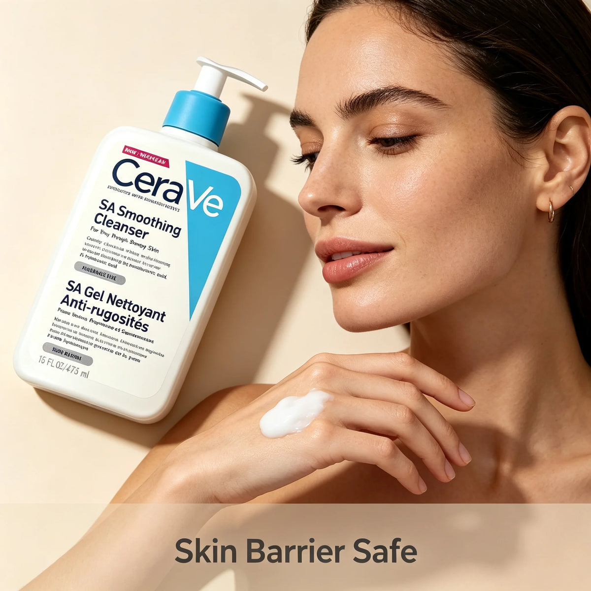 CeraVe SA Smoothing Cleanser for Face & Body – 473ml