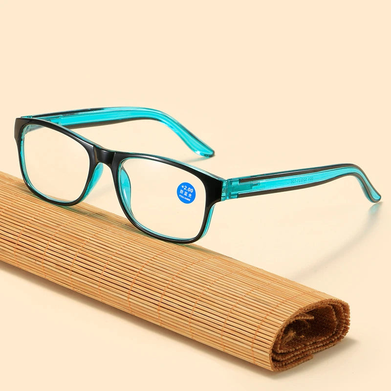 Square Reading Glasses | 4 Frame Colors, +1.00 to +4.00