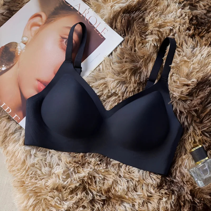 Women's Seamless Push-Up Bra – Wire-Free Soft Support for Small Chest