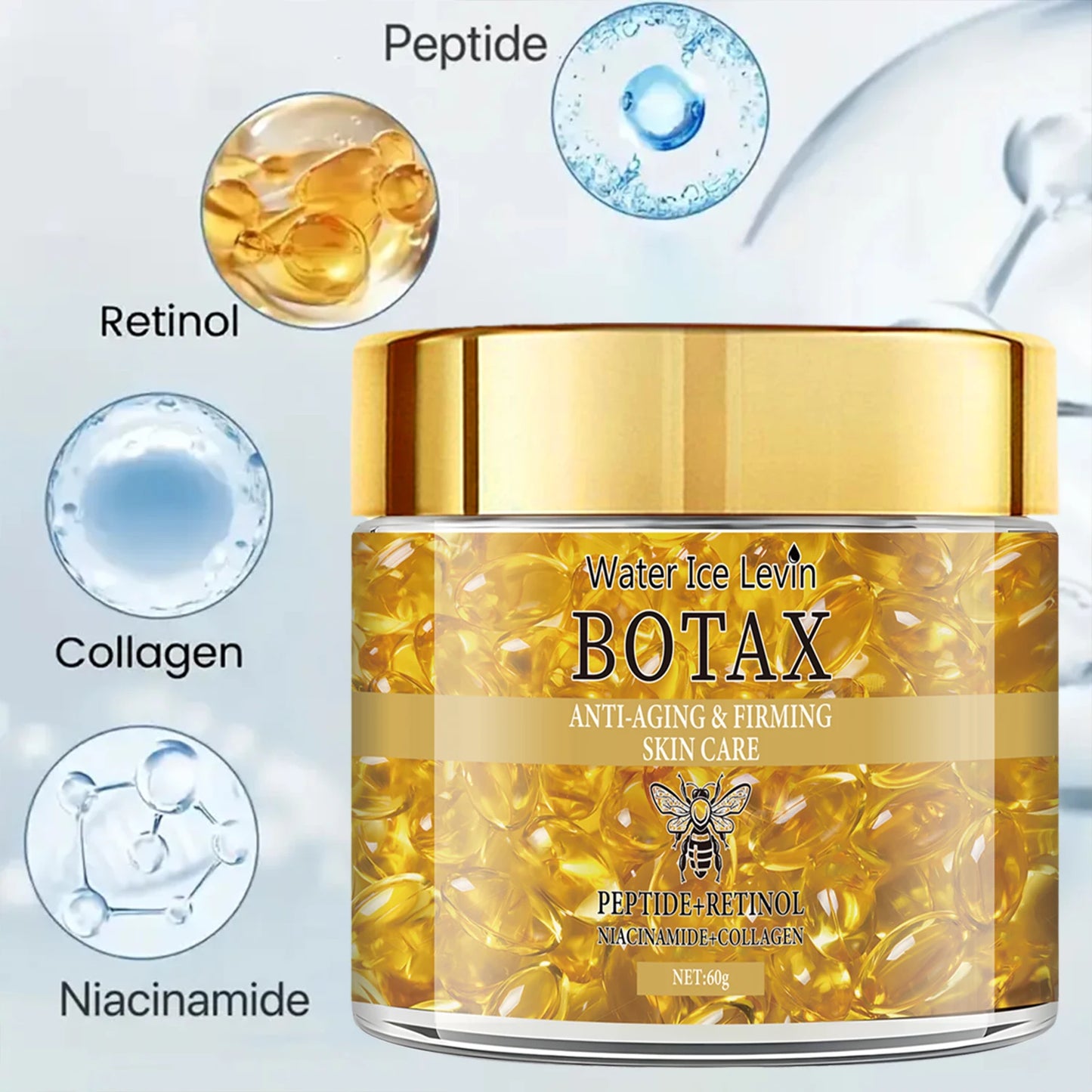 Retinol Firming & Lifting Face Cream – Collagen, Peptides & Hyaluronic Acid