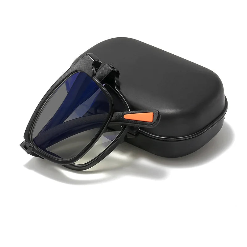 Folding Square Reading Glasses | Optional Case | +1.00 to +4.00