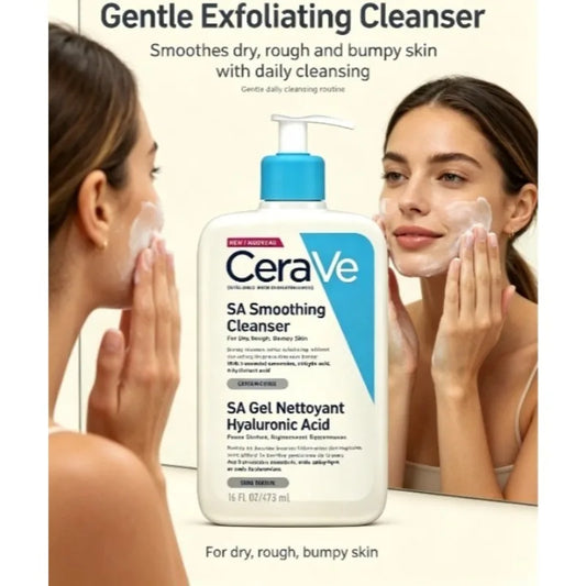 CeraVe SA Smoothing Cleanser for Face & Body – 473ml