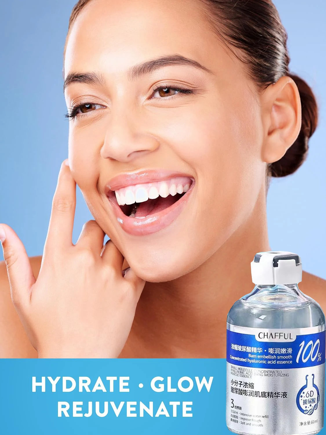 Hyaluronic Acid Deep Moisture Facial Serum – Intense Hydration & Plumping Essence (2x60ml)