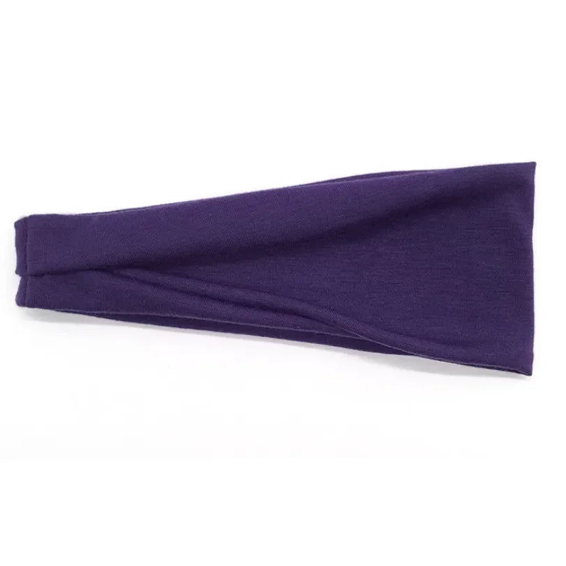 Women Headband Twist Cotton Sport Wide Turban Twisted Knotted Headwrap Girls Hairband Fashion Head Band Hair Accessories