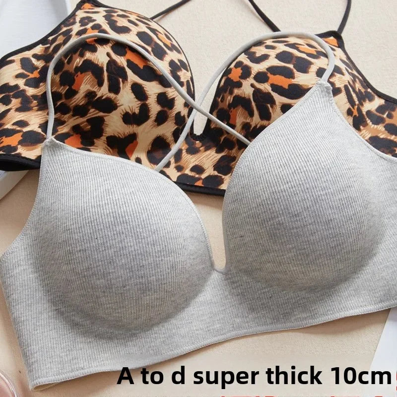 Women's Wireless Push Up Bra – Seamless No Side Fat, Invisible Back