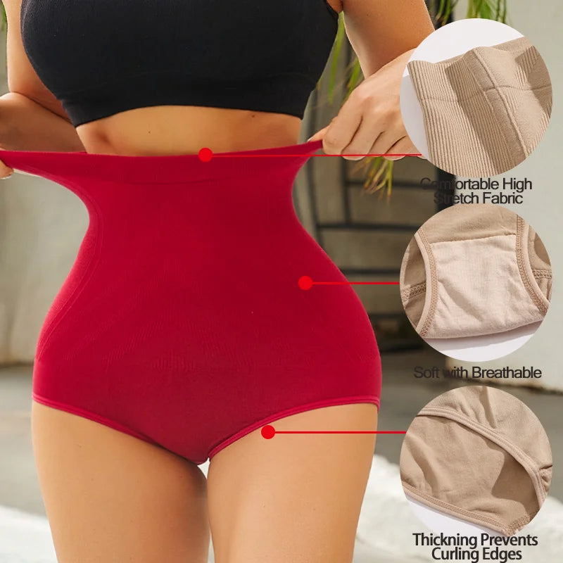 Tummy Control Thong Shapewear – High-Waist Seamless Butt Lifter Panty for Women (M–XL, 3 Colors)