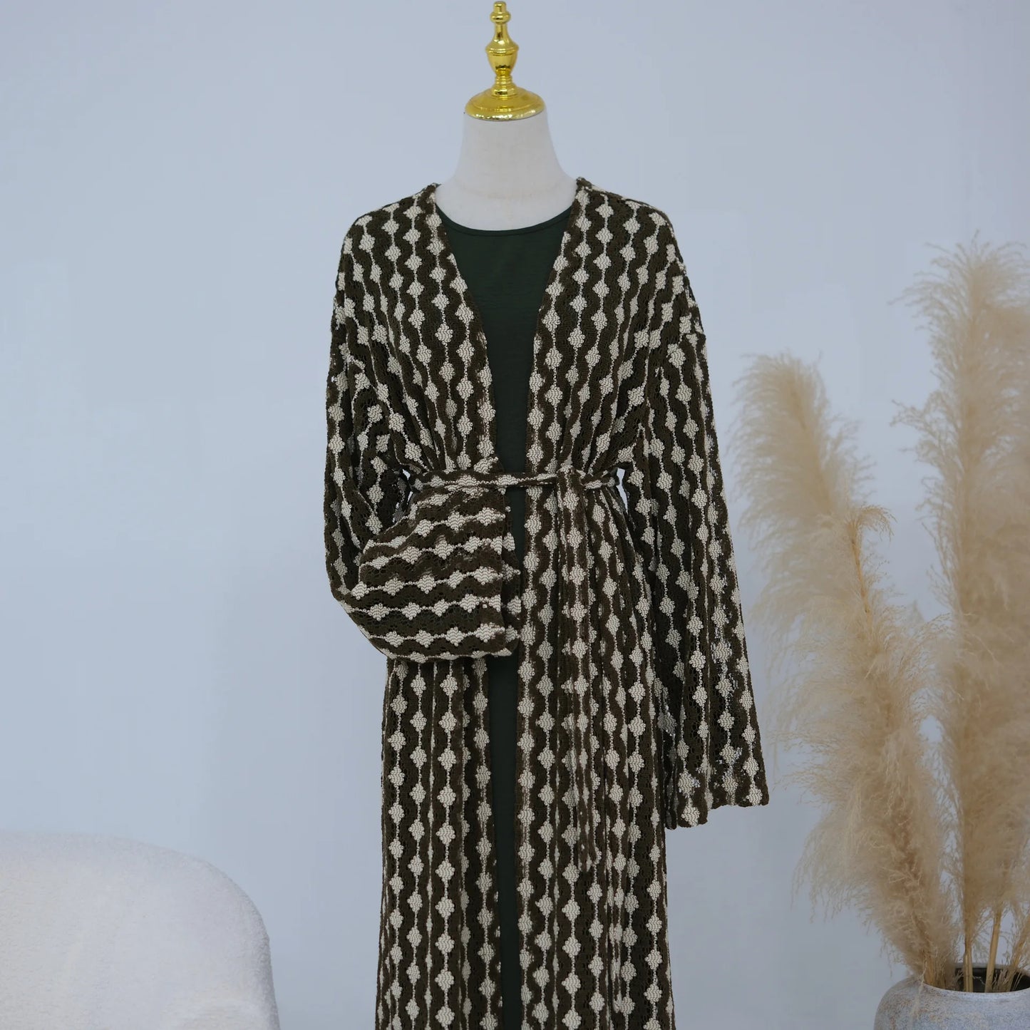 Luxury Dubai Modest Abaya Dress for Muslim Women Eid Islamic Holiday Party Outerwear Elegant Arabic Cardigan Coat Turkey Kaftan