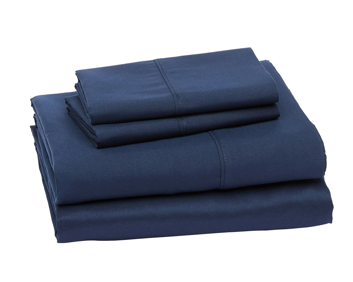 4-Piece Microfiber Sheet Set with Deep Pocket Fitted Sheet