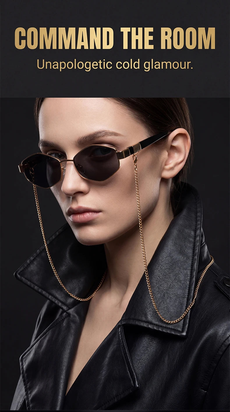 Small-Frame Punk Sunglasses | Colored Lens Options