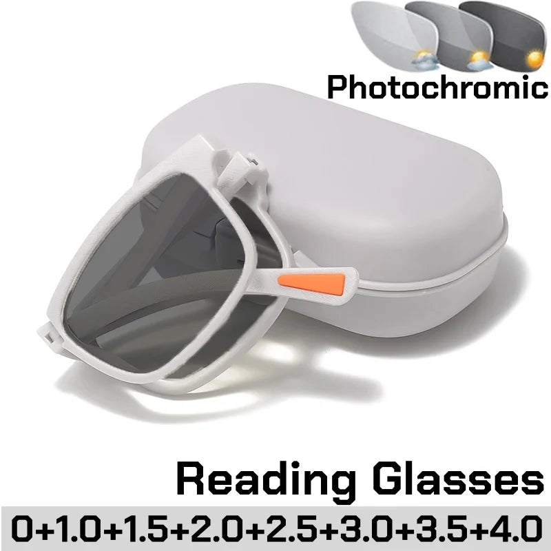 Folding Square Reading Glasses | Optional Case | +1.00 to +4.00