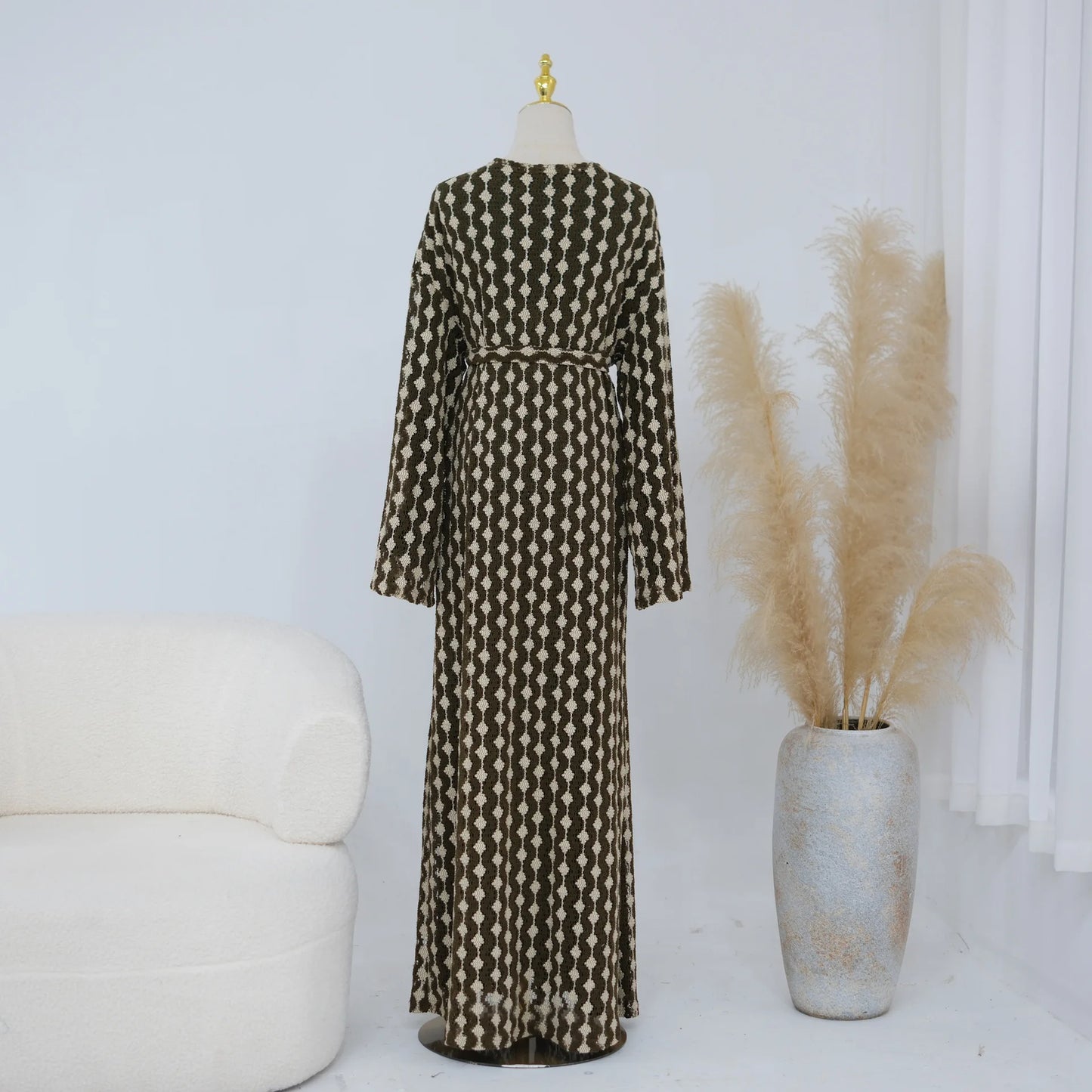 Luxury Dubai Modest Abaya Dress for Muslim Women Eid Islamic Holiday Party Outerwear Elegant Arabic Cardigan Coat Turkey Kaftan