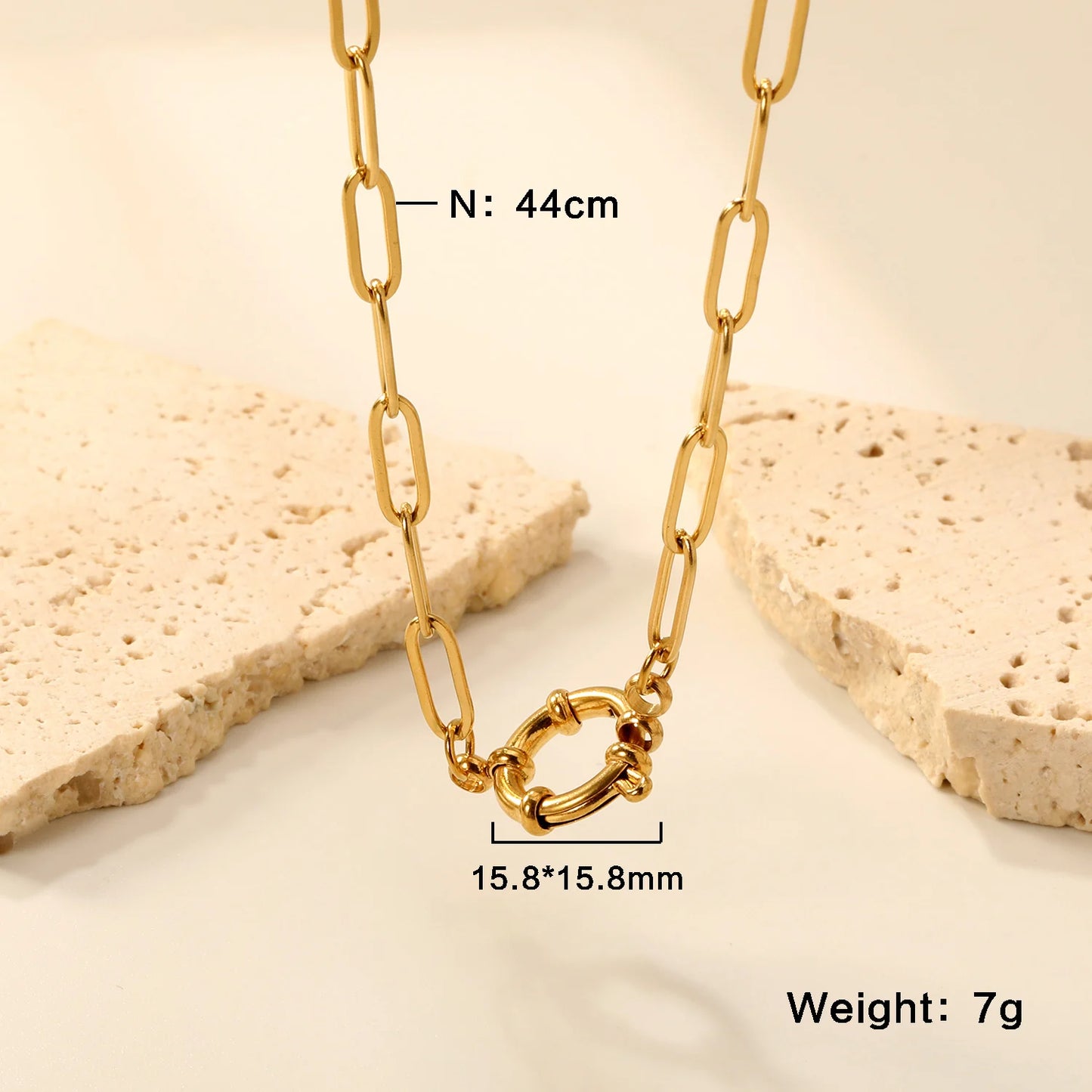 LUXUKISSKIDS Teardrop Necklaces Non-Fading Unique Design Waterdrop Pendant Necklace for Women Fashion Minimalist Chic Accessorie