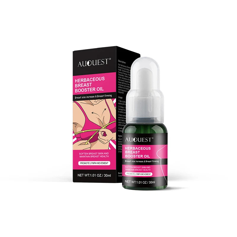 AuQuest Breast Firming & Lifting Oil – Natural Herbal Formula for Fuller, Firmer Skin