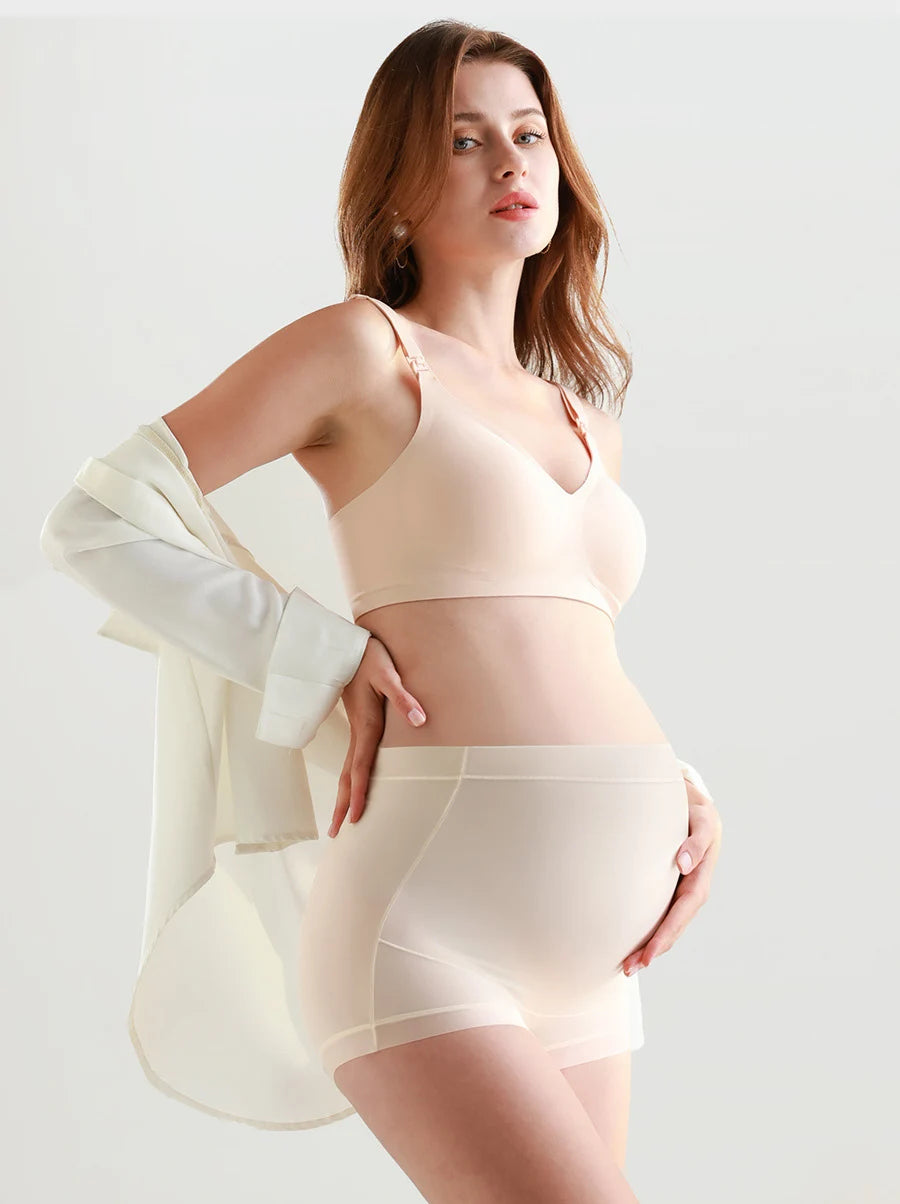 3pcs Maternity Panties Plus Size High Waist Thin Breathable Belly Pregnancy Underwear Clothes for Pregnant Women Briefs
