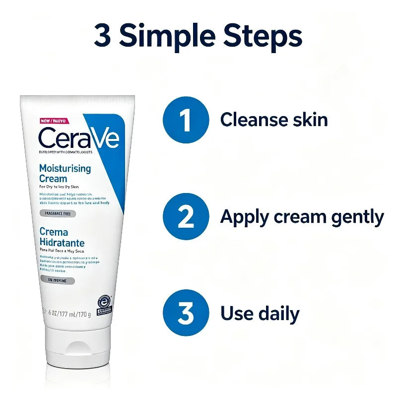 CeraVe Moisturizing Cream for Face & Body