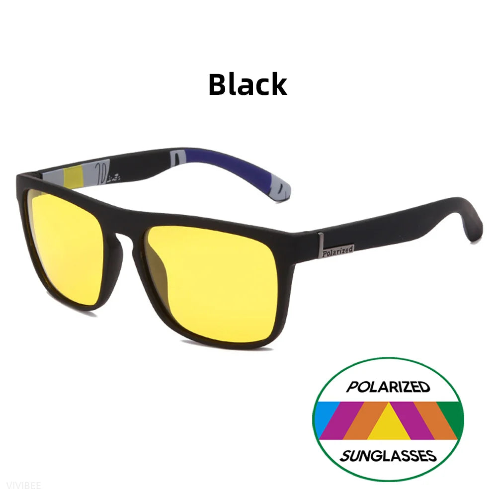 Yellow-Tinted Square Glasses | 4 Frame Colors