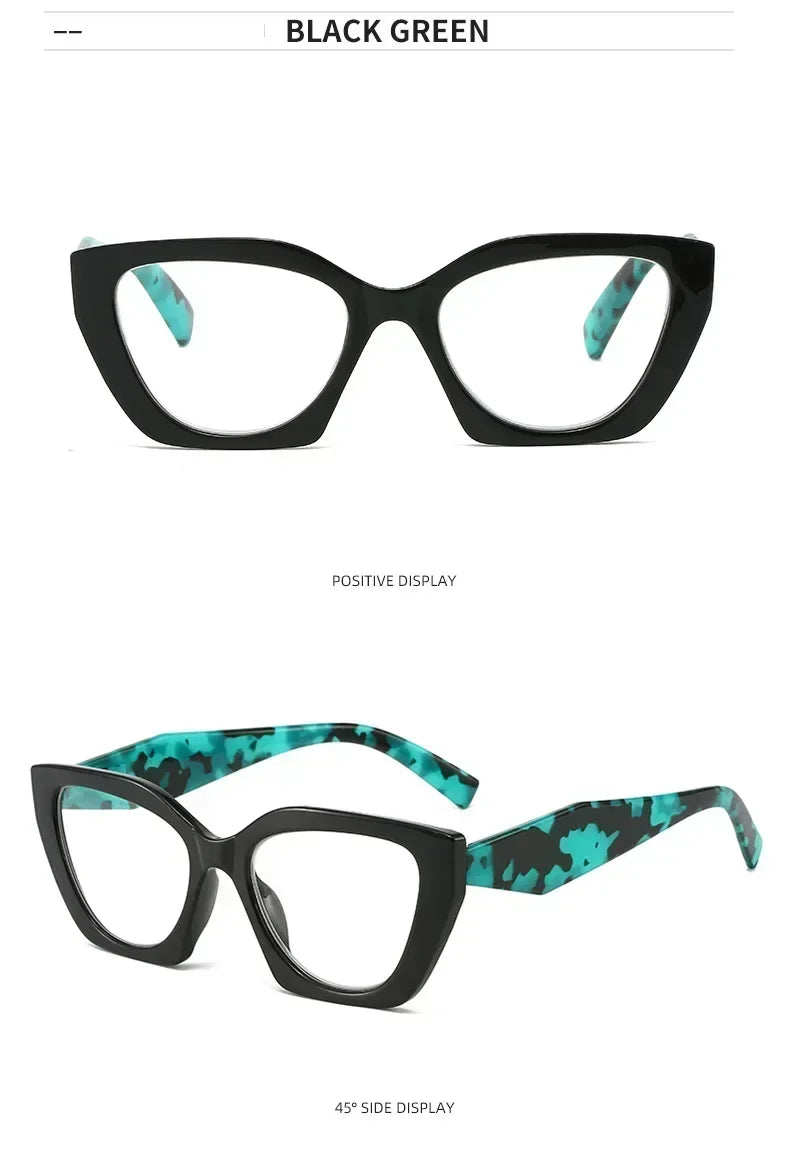 Cat Eye Reading Glasses | Colorful Frames | +1.00 to +4.00