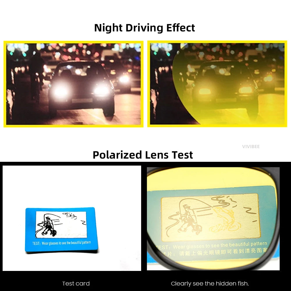 Square Yellow-Tinted Glasses | 3 Frame Finishes