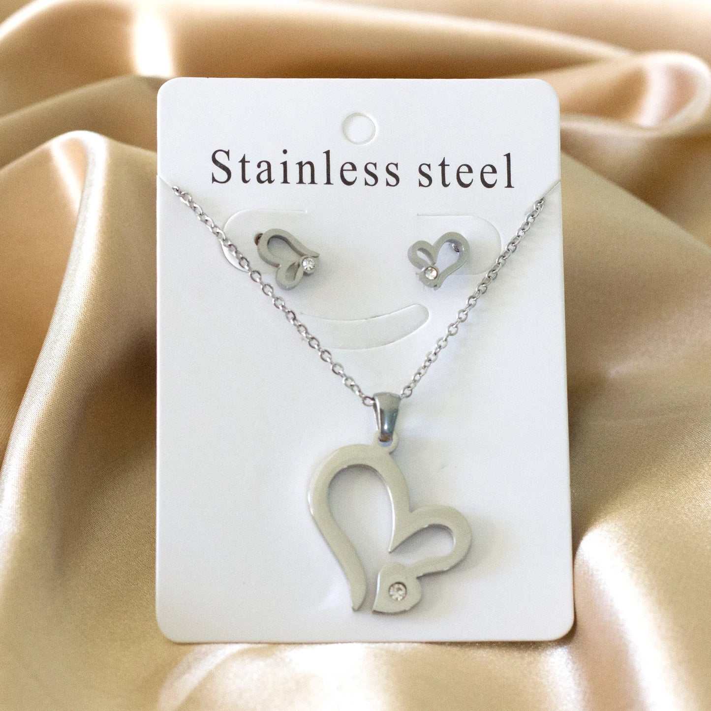 Tree of Life Jewelry Set – Stainless Steel Necklace & Earrings for Women