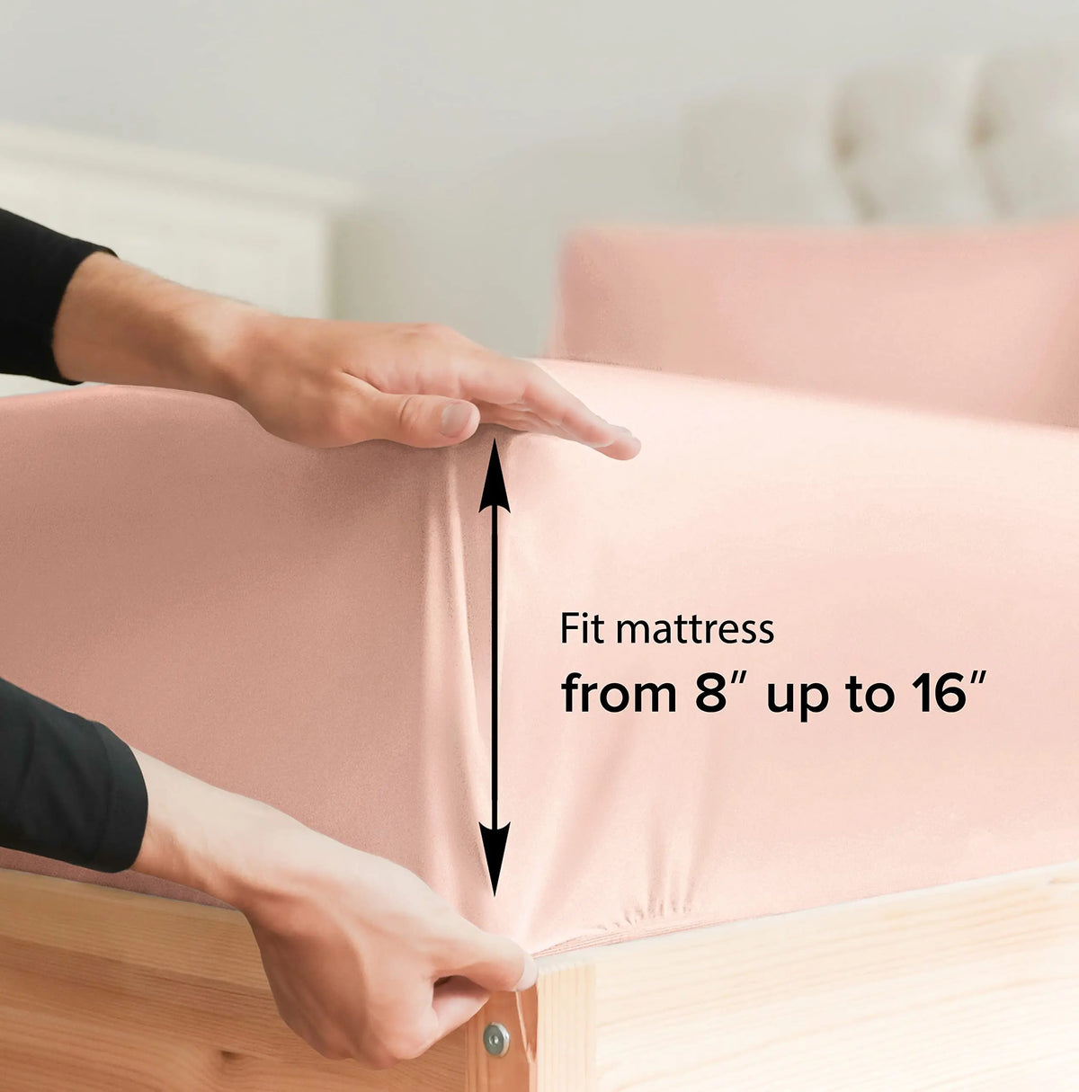 4-Piece Brushed Microfiber Bed Sheet Set with Deep Pockets