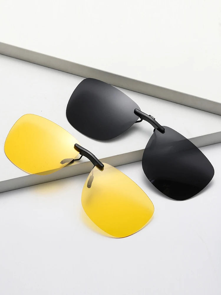 Square Clip-On Sunglass Lenses | Single or 3-Piece Options